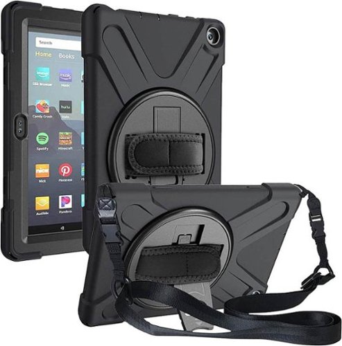 SaharaCase Protective Case for Amazon Kindle Fire HD 8 and HD 8 Plus (2022-2024) - Black WORLDWIDE DELIVERY