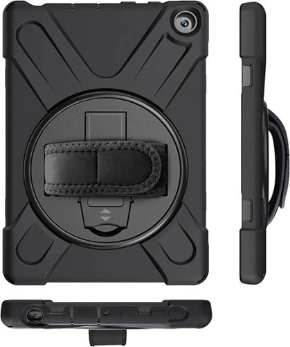 SaharaCase Protective Case for Amazon Kindle Fire HD 8 and HD 8 Plus (2022-2024) - Black GLOBAL SHIPPING