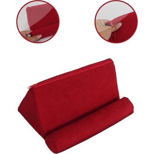 SaharaCase Pillow Tablet Stand for Most Tablets up to 12.9 - Red GLOBAL SHIPPING
