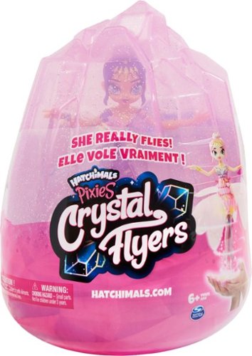 Hatchimals - Pixies, Crystal Flyers Purple Magical Flying Pixie Toy, for Kids Aged 6 and up-Front_Standard 