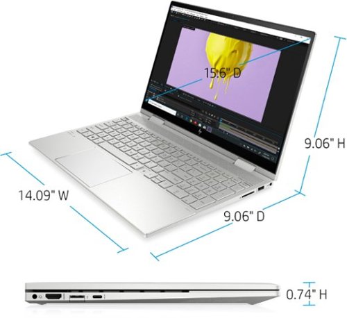HP ENVY x360 2-in-1 15.6 Touch-Screen Laptop - Intel Core i7 - 12GB Memory - 512GB SSD + 32GB Optane - Natural Silver BUY IN EUROPE