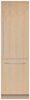 Fisher & Paykel - 24in. 12.1 cu.ft. Bottom-Freezer Built-In Column Refrigerator with White Interior and Internal Water Dispenser - Custom Panel Ready-Front_Standard