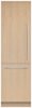 Fisher & Paykel - 24in. 12.1 cu.ft. Bottom-Freezer Built-In Column Refrigerator with White Interior and Internal Ice and Water - Custom Panel Ready-Front_Standard
