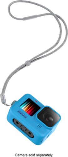 Funda y cordón para GoPro HERO9 Black y HERO10 Black - Azul