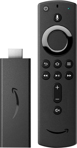 Amazon - Fire TV Stick with Alexa Voice Remote and controls (includes TV controls) | HD streaming device - Black