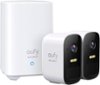 eufy Security - eufyCam 2C 2-Camera Indoor/Outdoor Wireless 1080p 16G Home Security System - White-Front_Standard