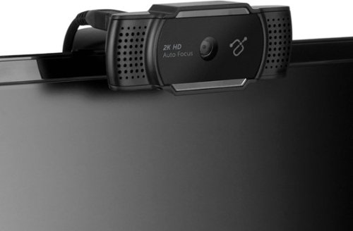 Aluratek Live Ultra 2K HD 2560 x 1600 Webcam with Auto Focus and Dual Stereo Noise Cancelling Mics - Black WORLDWIDE DELIVERY