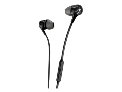 HyperX - Cloud Earbuds II - Gaming Earbuds with Mic - Black-Front_Standard 
