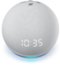 Amazon - Echo Dot (4th Gen) Smart speaker with clock and Alexa - Glacier White-Front_Standard