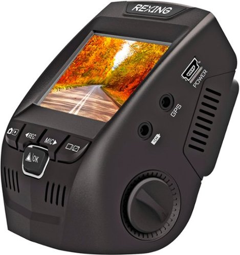 Rexing V1P Plus 4K UHD Front and Rear Dash Cam with Wi-Fi - Black WORLDWIDE DELIVERY