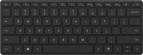 Microsoft - Designer Compact Wireless Keyboard - Matte Black