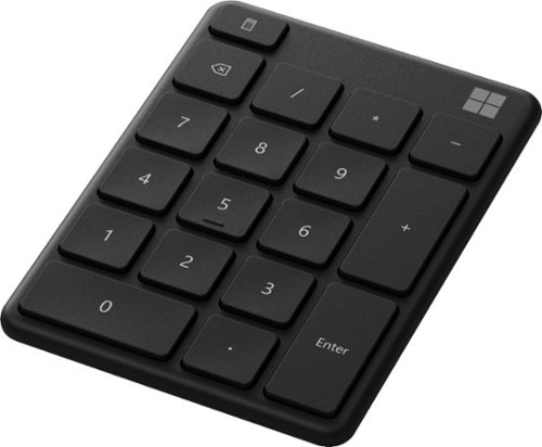 Microsoft Full-size Wireles Number Pad - Matte Black WORLDWIDE DELIVERY