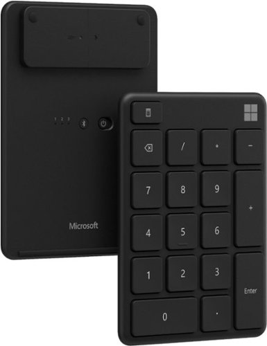 Microsoft Full-size Wireles Number Pad - Matte Black GLOBAL SHIPPING