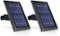 Wasserstein - Mountable Solar Panel 2 Pack for Arlo Ultra/Ultra 2, Arlo Pro 3/Pro 4, & Arlo Floodlight - Black-Front_Standard