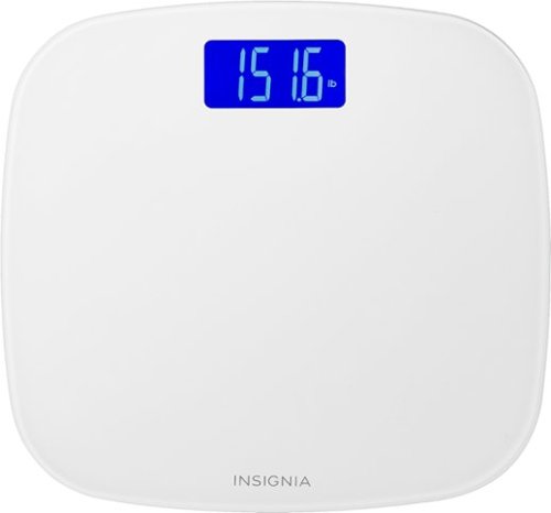  Insignia - Tempered Glass Digital Scale - White