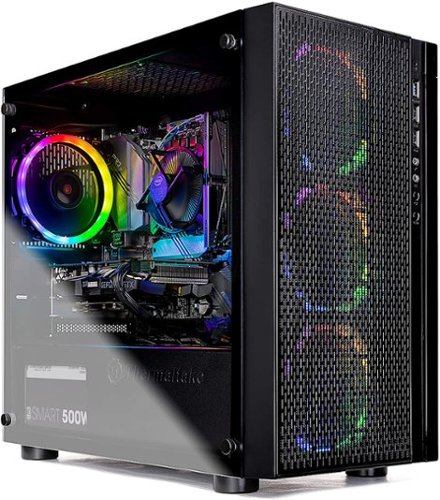 Skytech Gaming - Blaze Gaming PC – Intel Core i5-9400F – NVIDIA GeForce GTX 1650 Super, 500GB SSD, 8GB Memory - Black-Front_Standard 