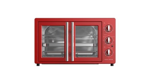 Galanz Retro French Door Toaster Oven - hot rod red