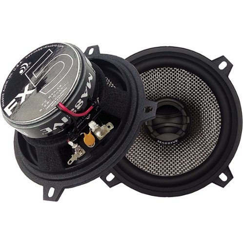 Massive Audio - FX5 5.25" 2-Way Speaker Pair - Black
