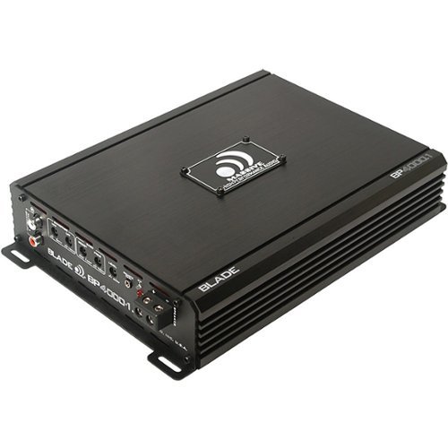 Massive Audio - Massive BP4000.1 Car Amplifier Black - Black