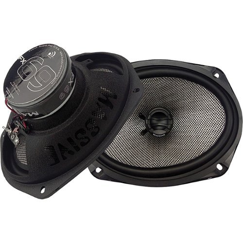 Massive Audio - FX69 6" x 9" 2-Way Speaker Pair - Black