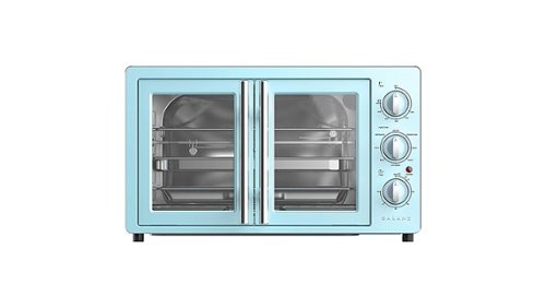 Galanz Retro French Door Toaster Oven - behop blue