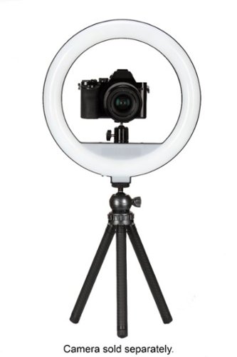 Sunpak 12” Bi-Color Tabletop or Handheld Vlogging Kit with Bluetooth Remote for Smartphones and Compact Cameras - Black HOW TO BUY