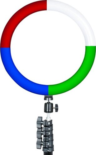 Sunpak 12 Rainbow Ring Light Vlogging Kit w/BOYA Lavalier Microphone and Bluetooth Remote for Smartphones and Cameras - Black HOW TO BUY