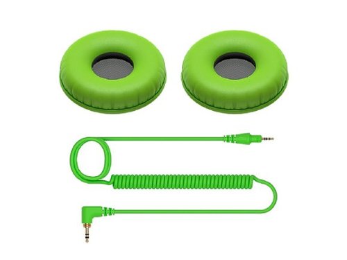 Pioneer DJ - HDJ-CUE1 Headphones Accessory Pack - Green