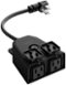 WeMo - WiFi Smart Outdoor Plug - Black-Front_Standard