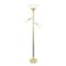 Elegant Designs - 3 Light Floor Lamp with Scalloped Glass Shades - Gold-Front_Standard