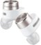 Bowers & Wilkins - B&W PI5 True Wireless Headphones with Adaptive Noise Cancellation, Bluetooth 5.0 with Qualcomm aptX - White-Front_Standard