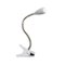 Limelights - Flexible Gooseneck LED Clip Light Desk Lamp - White/Silver-Front_Standard