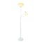 Simple Designs - Floor Lamp with Reading Light - White-Front_Standard