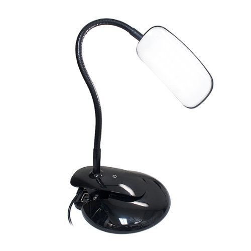 Simple Designs - Flexi LED Rounded Clip Light - Black