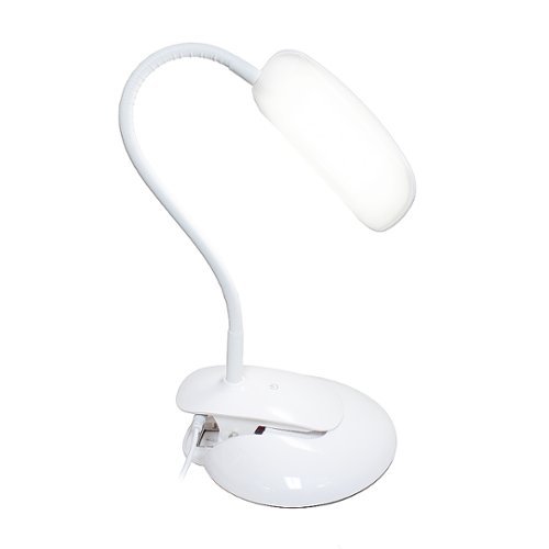 Simple Designs - Flexi LED Rounded Clip Light - White
