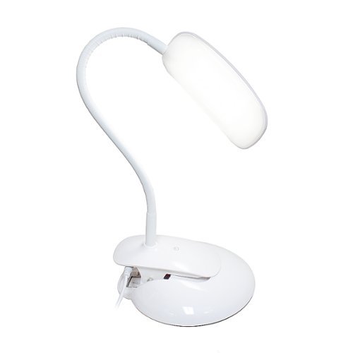 Simple Designs - Flexi LED Rounded Clip Light - Gray