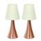 Simple Designs - Valencia 2 Pack Mini Touch Table Lamp Set with Fabric Shades-Front_Standard