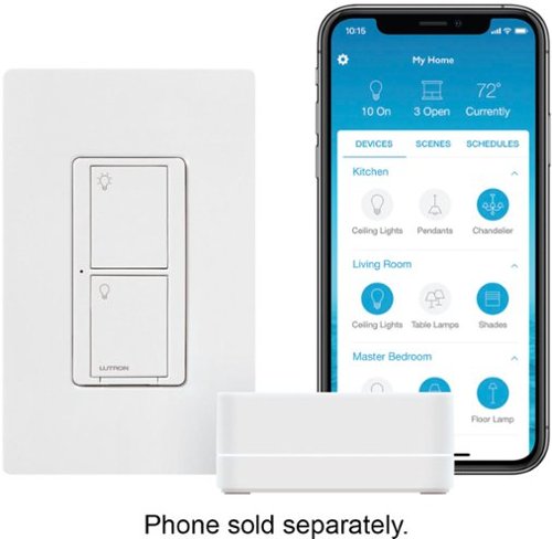 Lutron Caseta Smart Switch Starter Kit - White WORLDWIDE DELIVERY