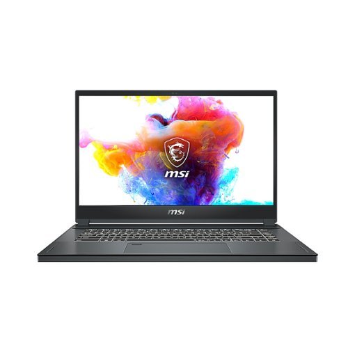 MSI - Creator 15 -Professional Creator Series - 15.6" 4K UHD 3840 x 2160 Laptop - i7-10875H - 32GB - 1TB - Space Gray-Front_Standard 