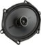 KICKER - KS Series 6" x 8" 2-Way Coaxial Car Speakers with Polymer Cones (Pair) - Black-Front_Standard