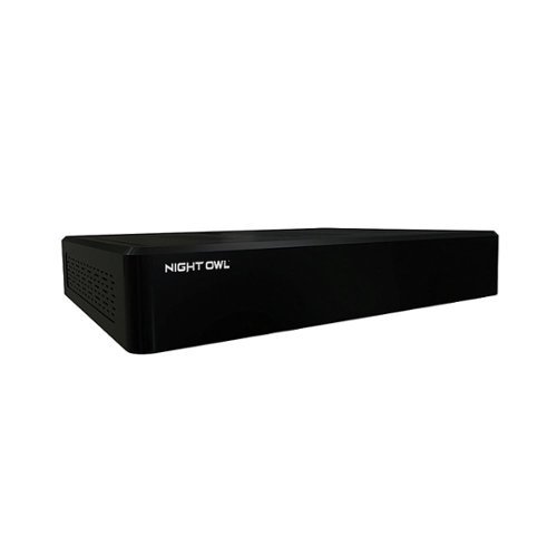 Night Owl - 12 Channel Wired 4K Ultra HD DVR with 2TB Hard Drive - Black