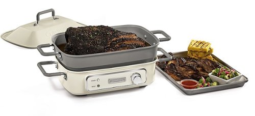 Cuisinart - Stack 5 Multi Purpose Grill - Off White-Alt_View_Standard_12 
