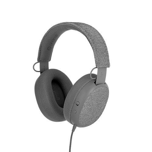 ONANOFF - Fokus Wired Over-the-Ear Headphones - Gray