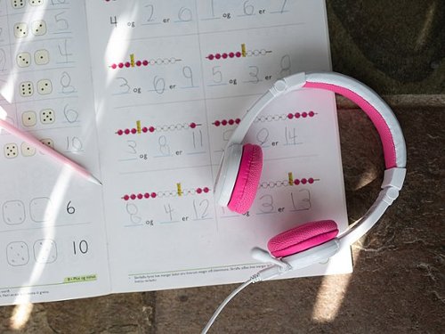 BuddyPhones School+ Wired On-Ear Headphones - Pink WHERE TO BUY