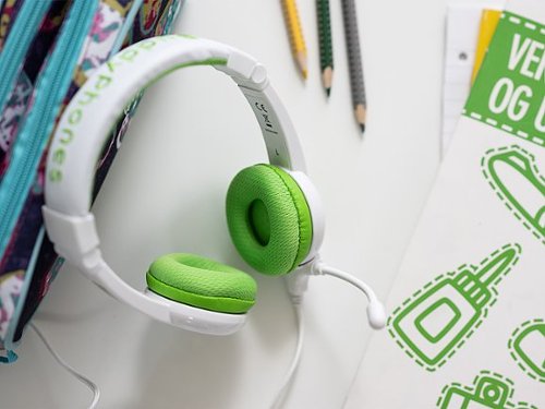 BuddyPhones School+ Wired On-Ear Headphones - Green HOW TO BUY