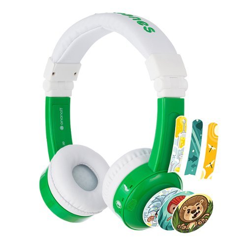 BuddyPhones - Inflight Wired On-Ear Headphones - Green