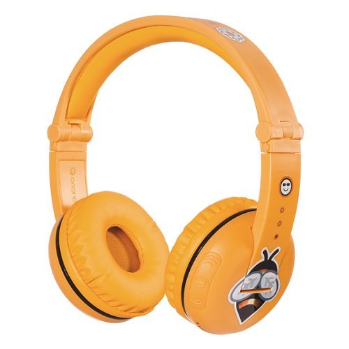 BuddyPhones - Play Wireless On-Ear Headphones - Yellow