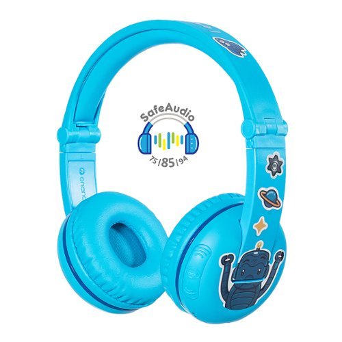BuddyPhones - Play Wireless On-Ear Headphones - Blue - Blue