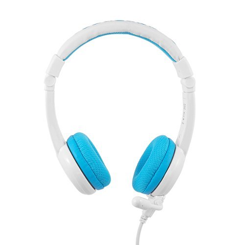 BuddyPhones School+ Wired On-Ear Headphones - Blue WORLDWIDE DELIVERY
