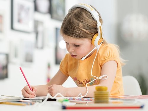 BuddyPhones School+ Wired On-Ear Headphones - Blue HOW TO BUY